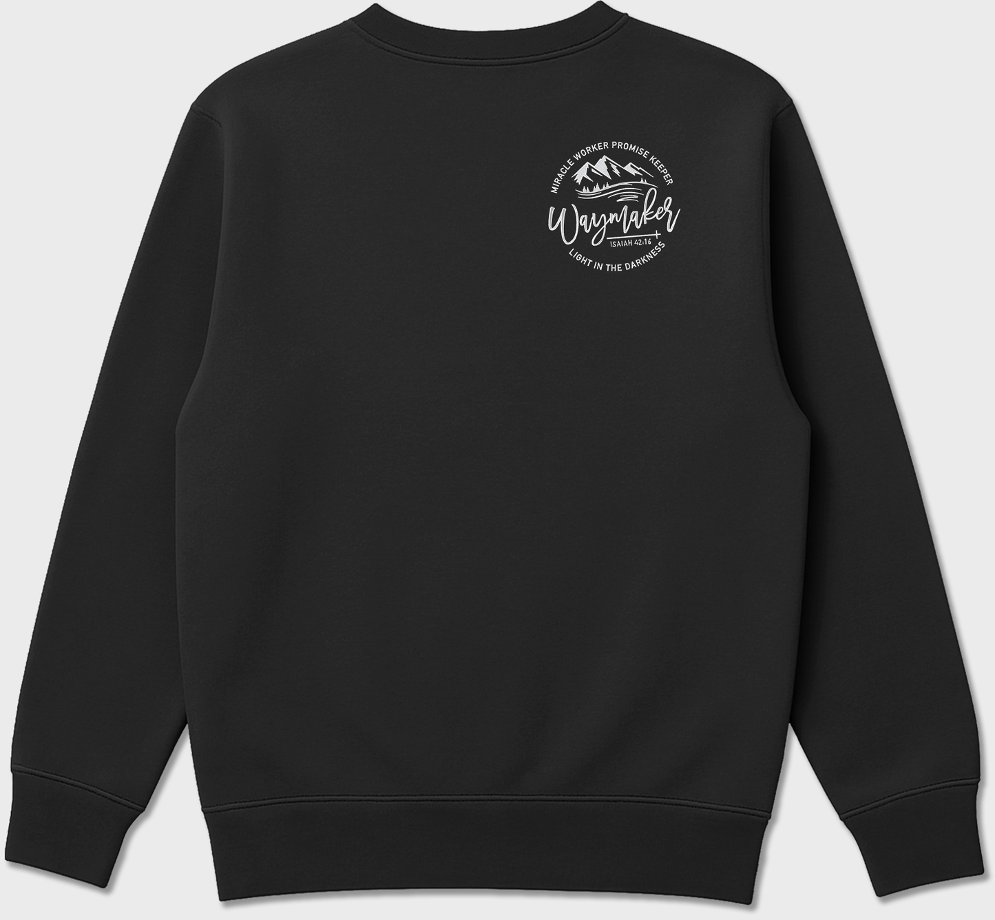 “Waymaker” Christian Embroidered Sweatshirt