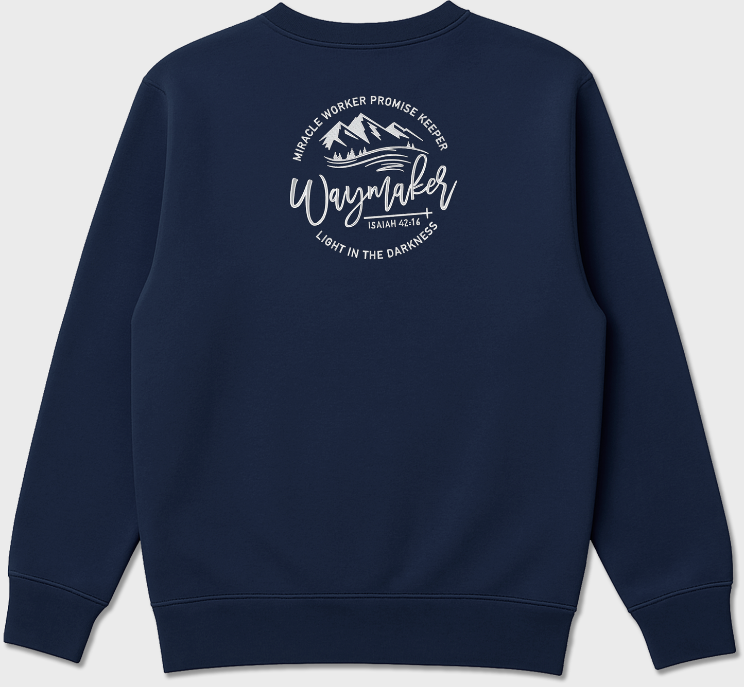 “Waymaker” Christian Embroidered Sweatshirt