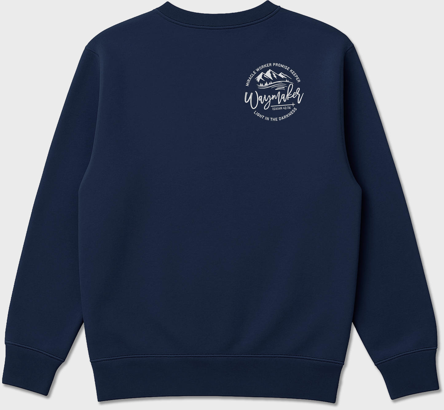 “Waymaker” Christian Embroidered Sweatshirt