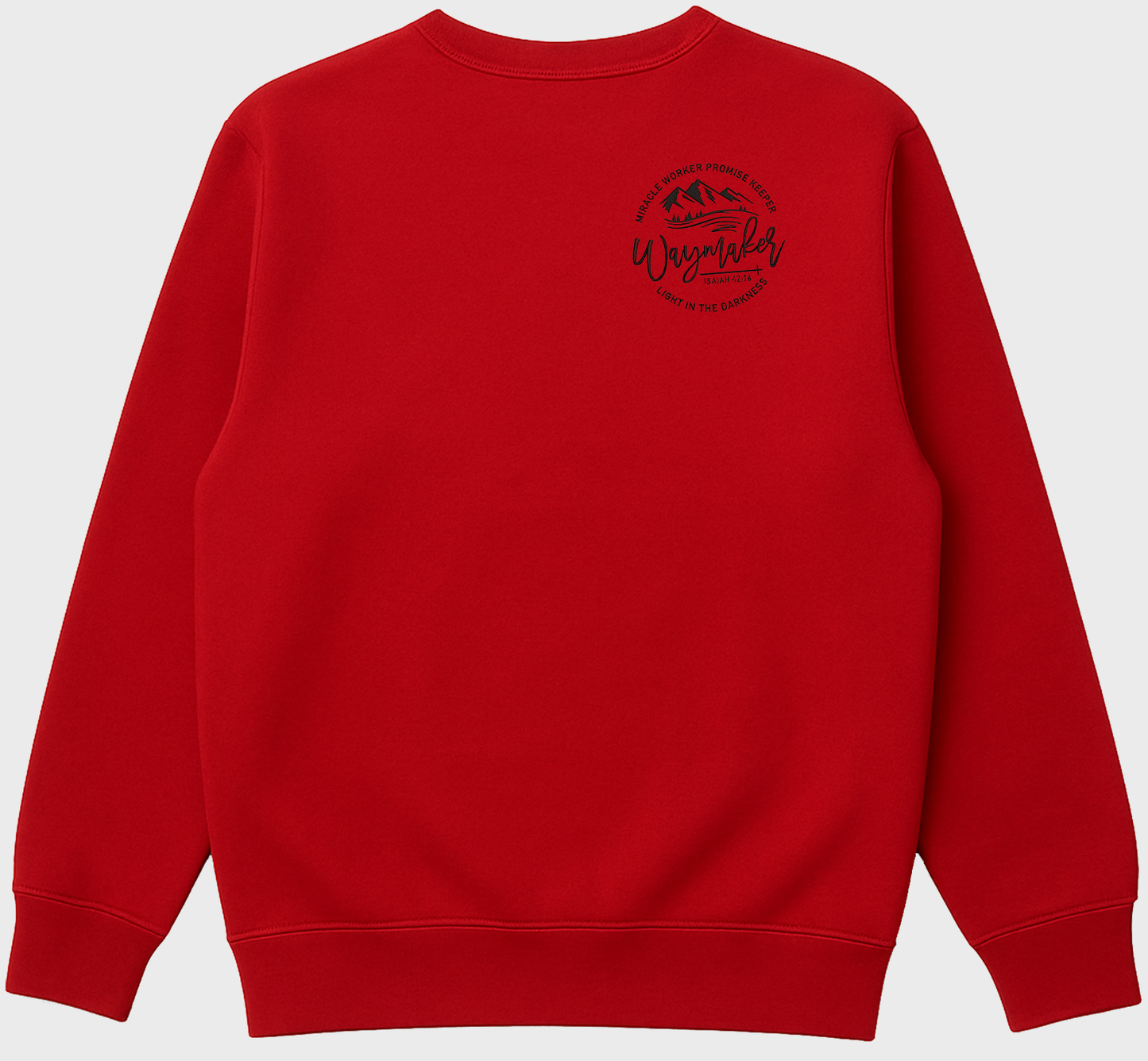 “Waymaker” Christian Embroidered Sweatshirt