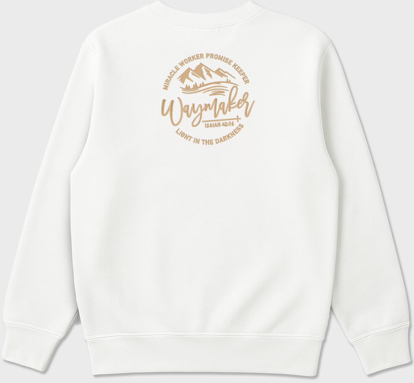 “Waymaker” Christian Embroidered Sweatshirt