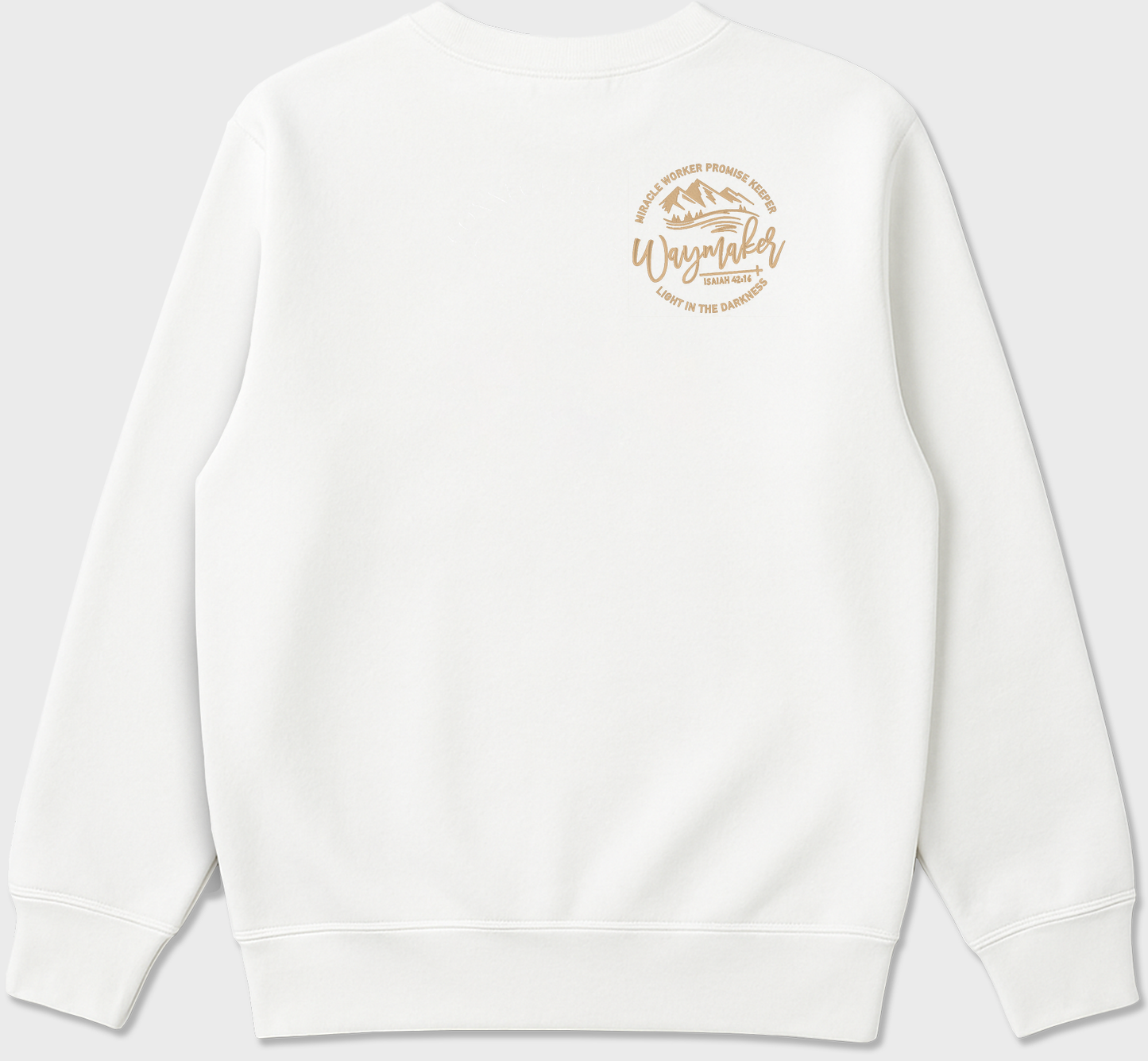 “Waymaker” Christian Embroidered Sweatshirt